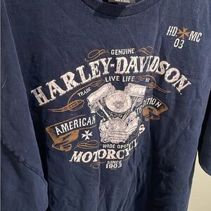 Harley-Davidson Dark Blue Graphic Tee